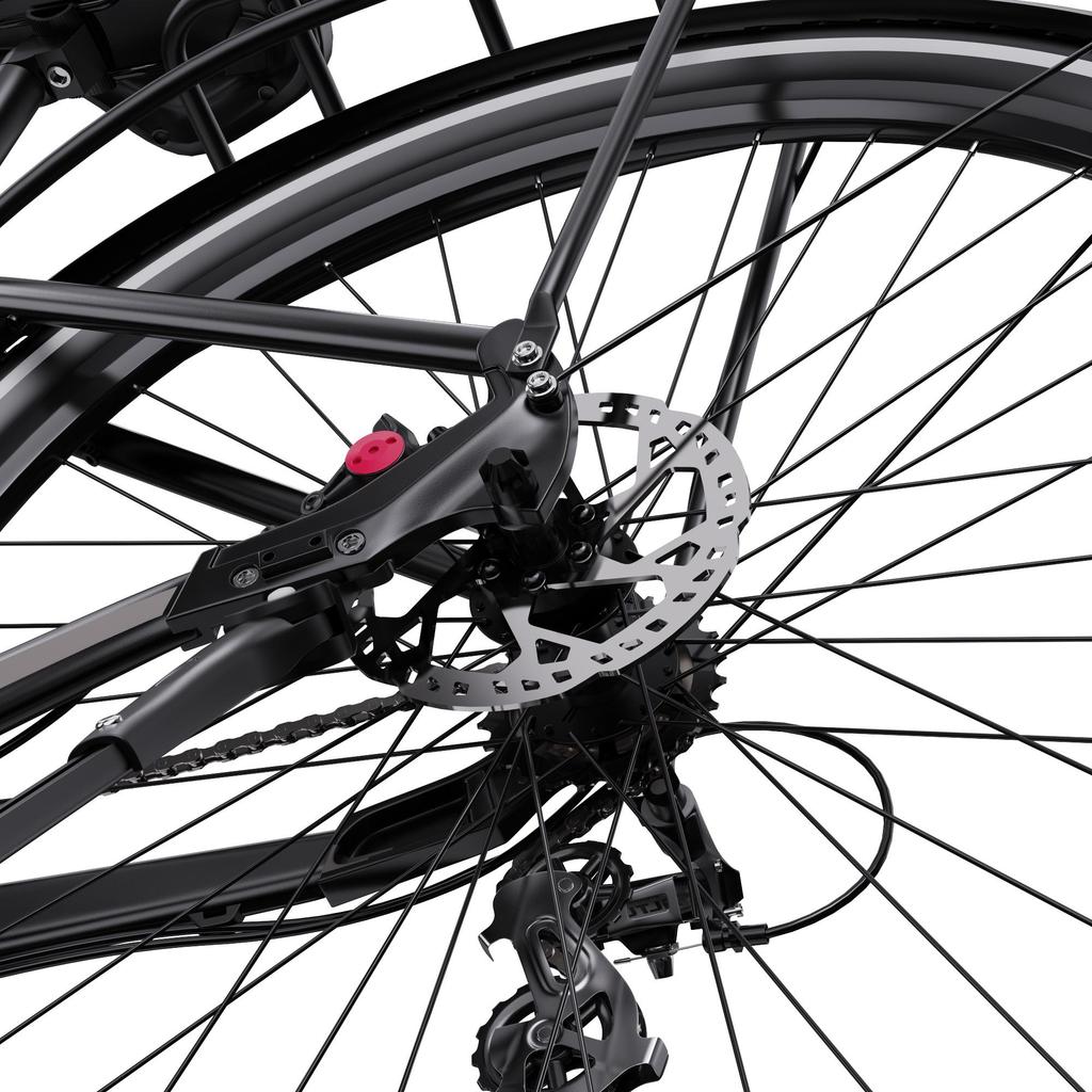 ONESPORT OT07 250W Mid-Drive Electric Bike, 36V 14Ah Battery, 110km Range, Hydraulic Brakes, Shimano 7-Speed,