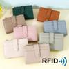 Multi-card PU  Foldable  Purses Foldable Lady's Wallet Simple Short Women Wallet  Women