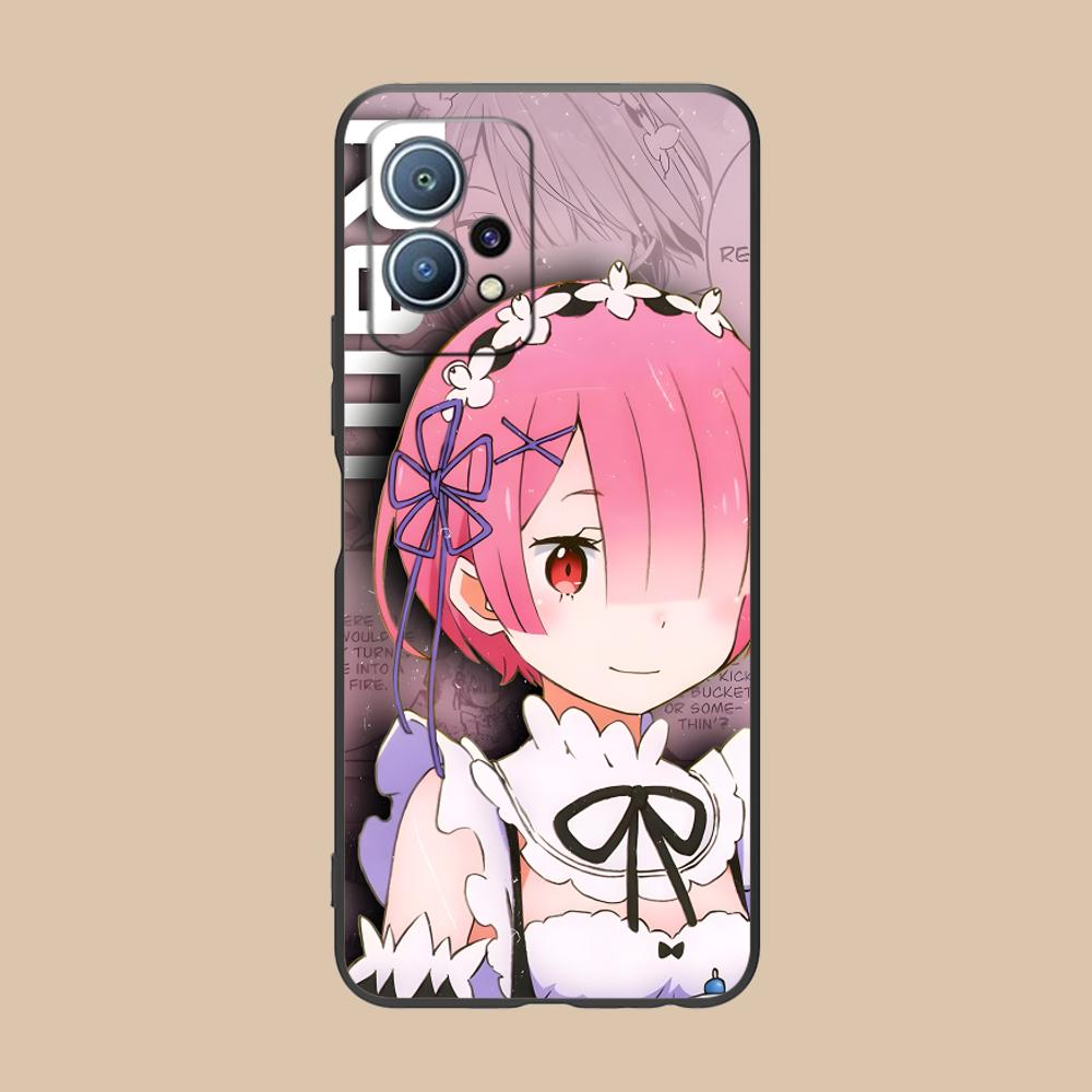 ReZero Ram Waifu Mobile Phone Case for Huawei P60 P50 P40 P30 P20 P10 P9 P8 Pro Lite Plus Colorful Printing Cover Cover Pretty