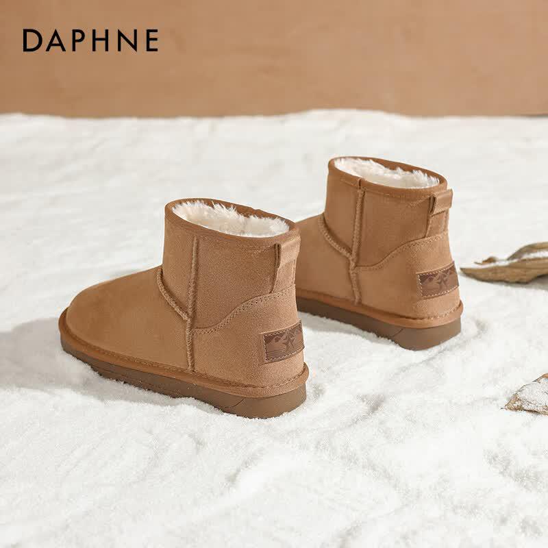Daphne Women s Warm Suede Snow Boots 35