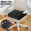 Memory Foam Seat Cushion Highly Resilient Wheelchair Pad Portable Nonslip Office Chair Cushion with Handle for Home Office Adult