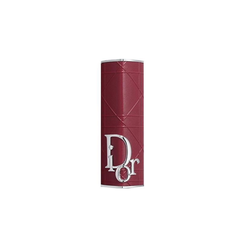 DIOR fashion clarinet lipstick shell elegant without lipstick paste Burgundy cannage pattern чёрный