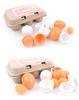 Wooden Kitchen Play Eggs - Preschool Educational & Skill-Building Toy