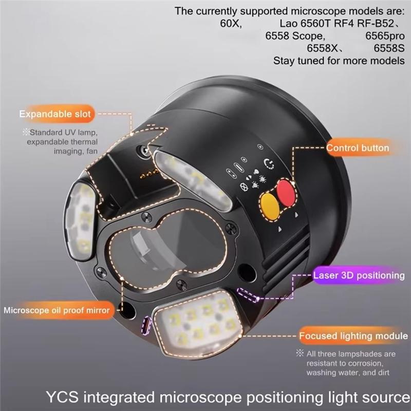 

SHGO-Integrated Microscope Ultraviolet Curing Lamp Expandable Thermal Imaging+Fan Repair чорний