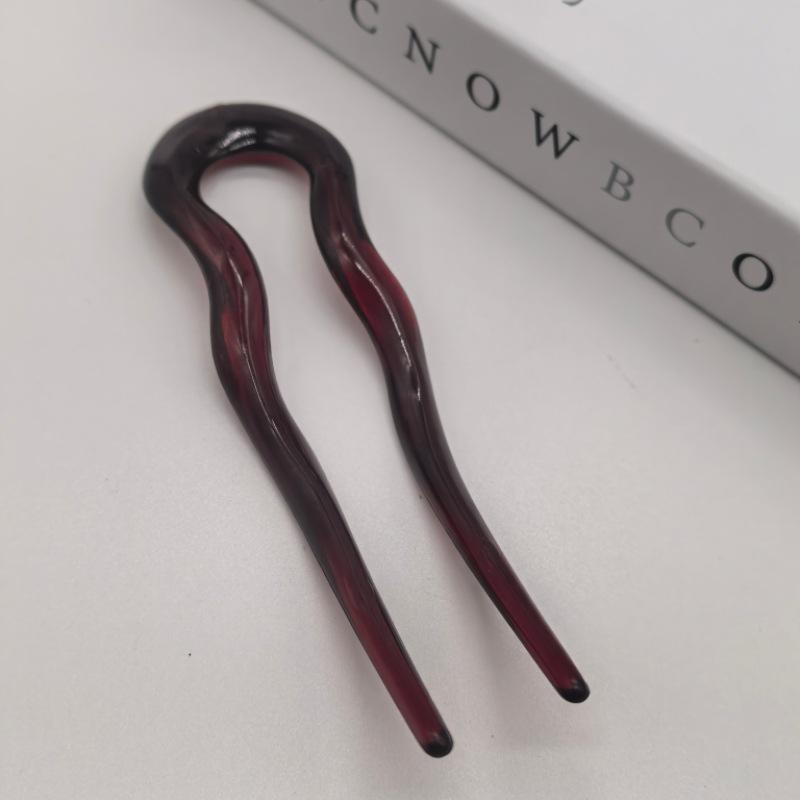 Elegant U-Shaped Hairpin for Easy Updo - New Chinese Style Bun Accessory