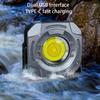 COB LED Outdoor Work Light USB Rechargeable Inspection Flashlight Power Display Auto Repair Working Light 5000mAh for Car Repair