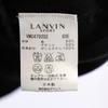 LANVIN combination Zip jacket 38 Black series Knit switching Women Used