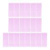 Reusable Striped Drinking Straws with Twisted Pattern for Cold and Hot Beverages Suitable for Daily Use and Parties Pack of 100 Pieces