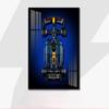 NEW LED Display Wallboard Suitable for LEGO 42206 RB 20 - F1 building block car model Wall Mount Display box Photo Frame