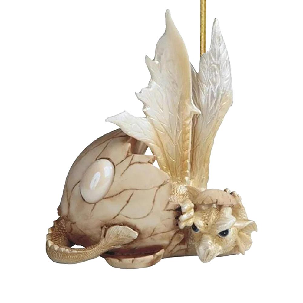 Christmas Dragon Baby Hanging Decor Exquisite Dragon Hanging Ornaments Realistic Dragon Egg Hanging Pendant for Xmas Party Decor