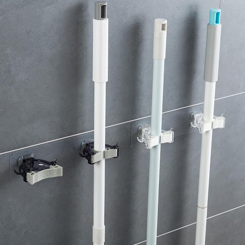 LISM Punch-Free Mop and Broom Holder
