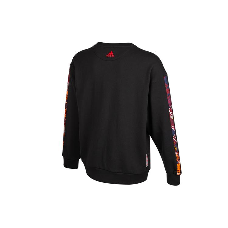 Adidas Sweatshirts Men's Black Crew Neck Moderate Other HD7934