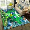 3D Koberec Podložka na podlahu Vzor krajiny Koberce do obývacího pokoje Podložka pod pohovku Koberce do ložnice Koberce k posteli Vstupní protiskluzová rohožka