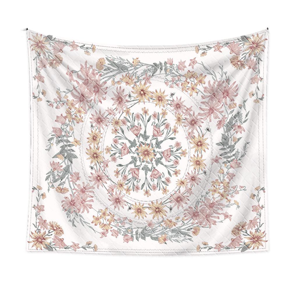 Bohemian Mandala Tapestry Home Living Room Decoration Wall Hanging Tapestry Hippie Flowers Bedroom Dorm Decor Tapestries
