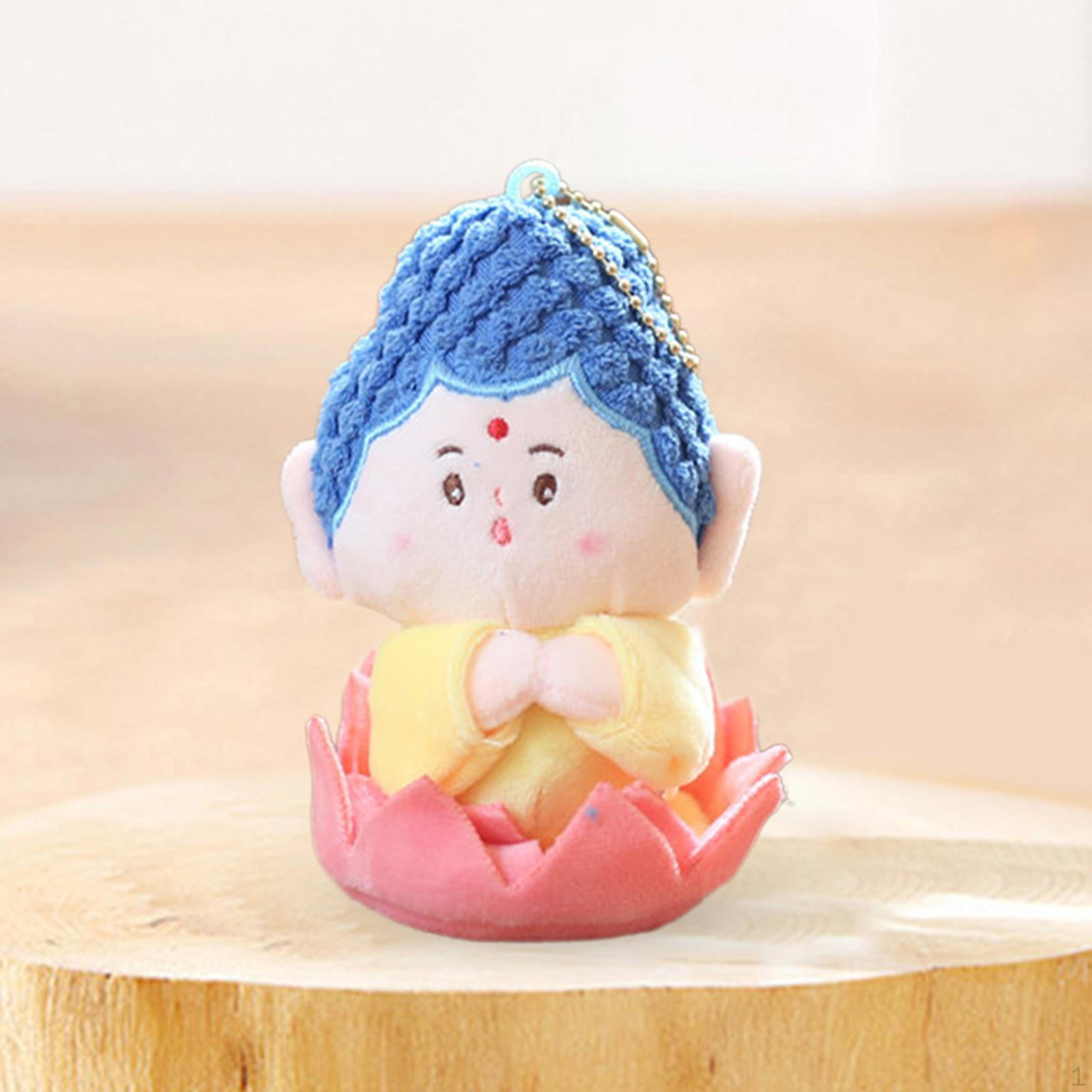 Мультяшный Бог удачи плюшевая игрушка рюкзак сумка подвеска украшение очаровательный креативный брелок Buddha