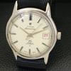 VINTAGE TITONI AIRMASTER ROTOMATIC SWISS MENS CREAM COLOR DIAL WATCH A700334-5 R202-a700334