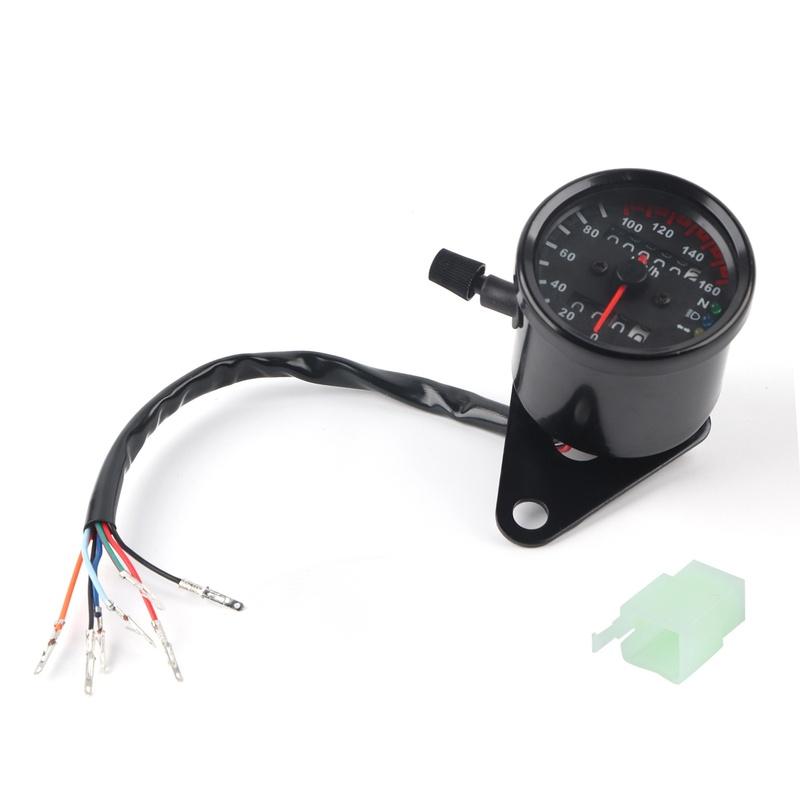 Universal Motorcycle Odometer Speedometer Gauge Signal KM/H