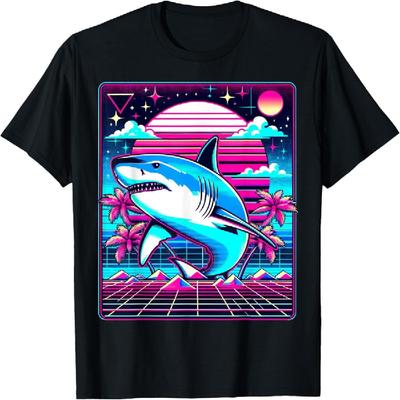 Beautiful Shark Animal Watching Zoo Safari Great White Shark T-Shirt