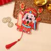 Chinese Latest Year Refrigerator Magnetic Sticker God Of Wealth Fridge Magnet Pendants  Horse Year Spring Festival Decoration