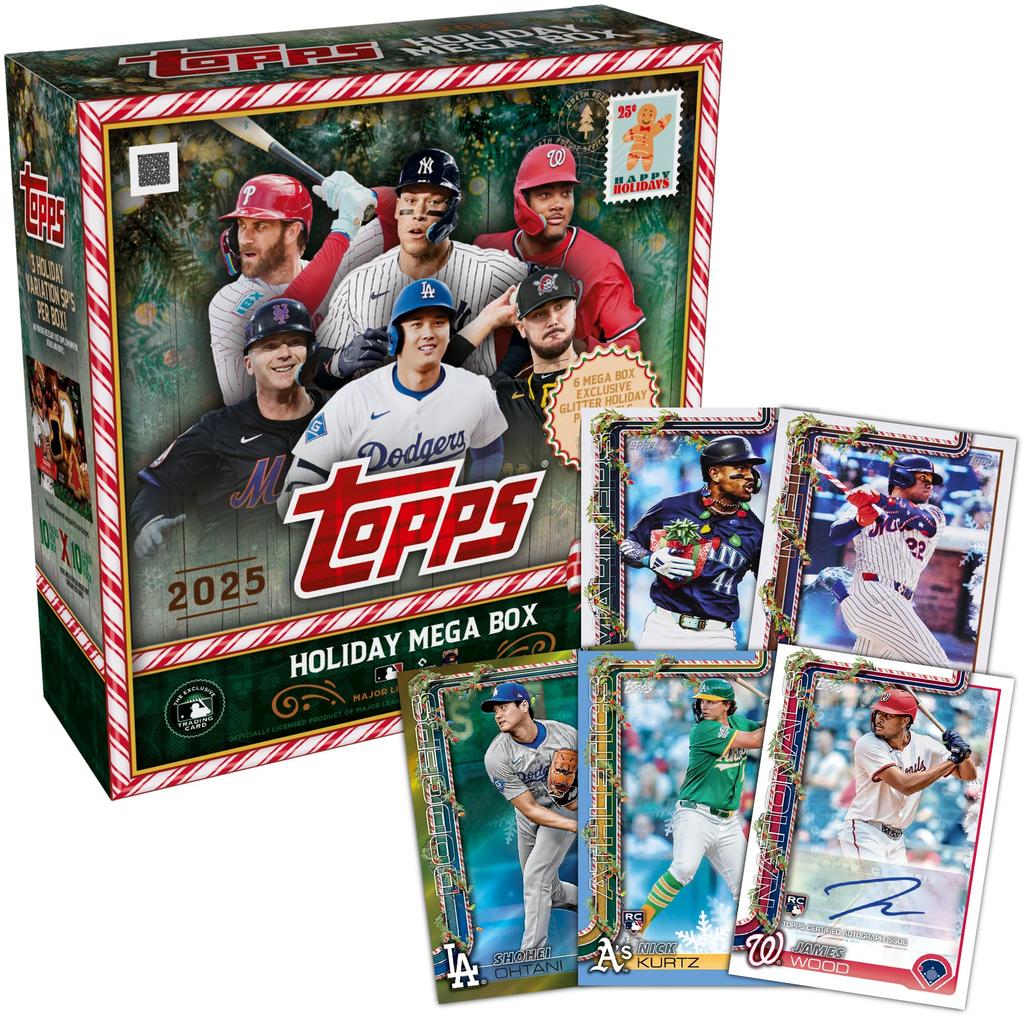 MLB 2025 TOPPS HOLIDAY BASEBALL MEGA BOX