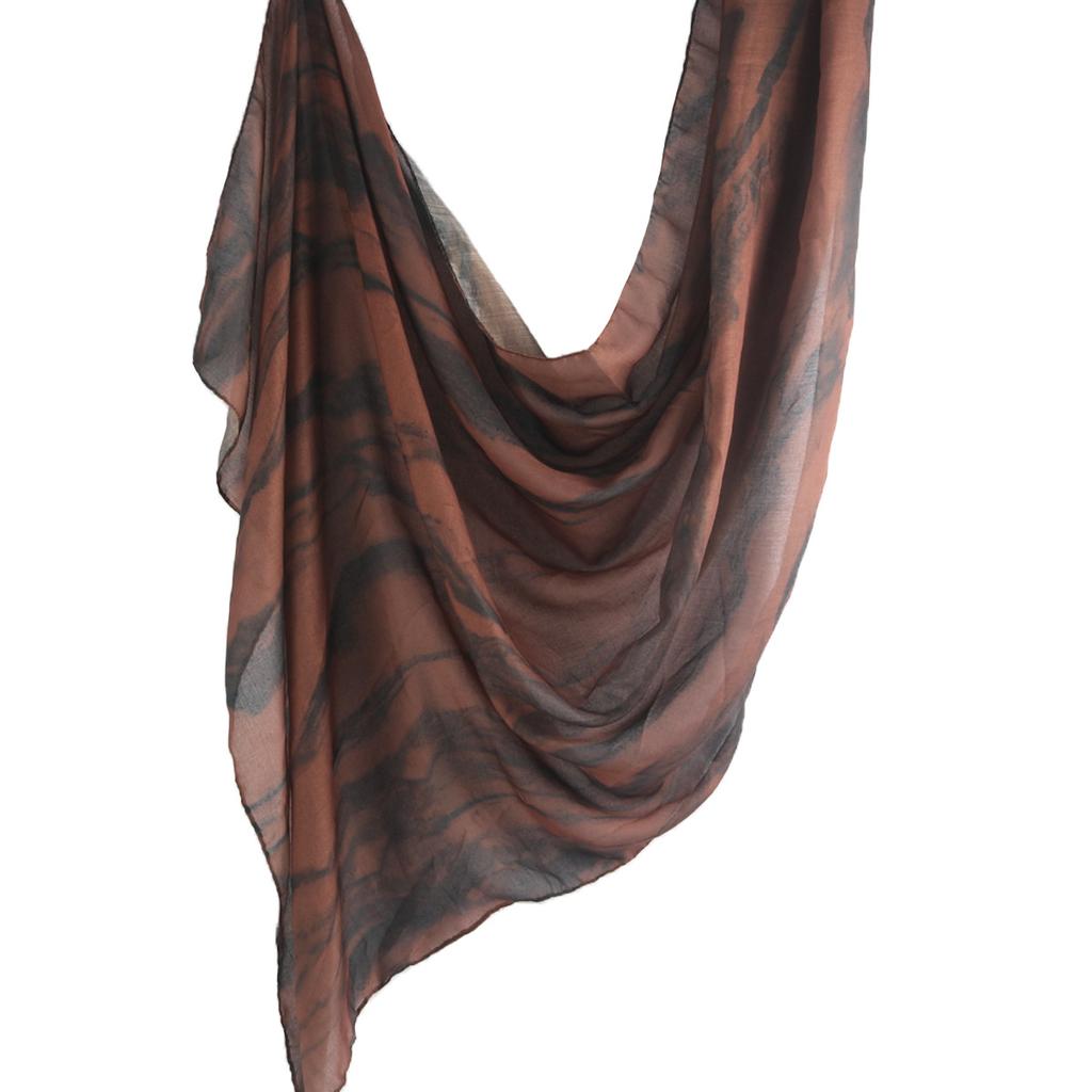 Aquarell Blume Viskose Hijab Schal Atmungsaktiv Weich Lang Mode Schals Kopftuch Paisley Muster Muslimische Hijabs Für Frauen