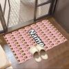 Custom Name Personalized Masha and The Bear Print Carpet, Versatile Home Decor Rug, for Playroom, Apartment, Balcony, Entryway, Hallway Gift