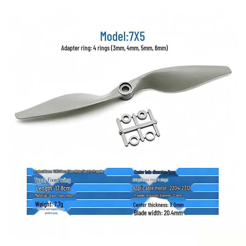 HOPECENT 7050 Fiberglass Nylon Electric Propeller Set