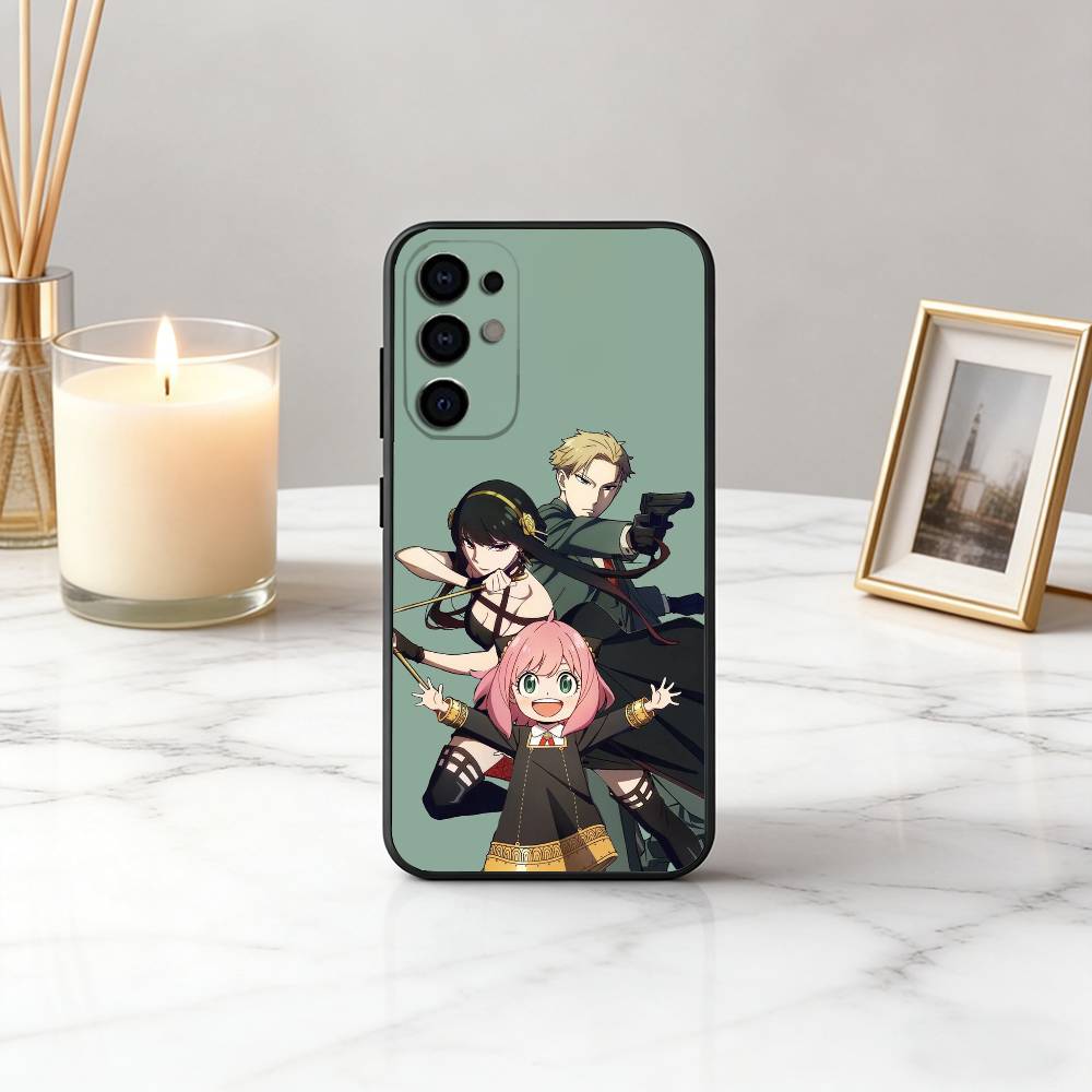 Handsome cute SpyxF-Family-es Phone Case For Samsung S25,S24,S21,S22,S23,S30,Ultra,S20,Plus,Fe,Lite,Note,10,Black Cover