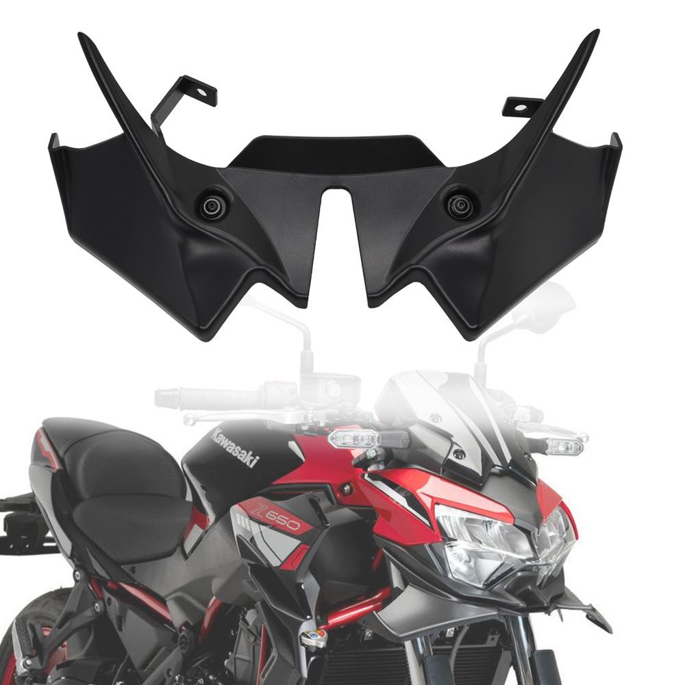 For Kawasaki Z650 Z 650 z650 2020-2025 2025 Motorcycle Front Spoiler Wing Deflector Frontal Downforce Winglet Fairing Spoilers