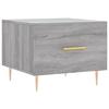 VidaXL Table basse Sonoma gris 50x50x40 cm Bois d'ingénierie 829376