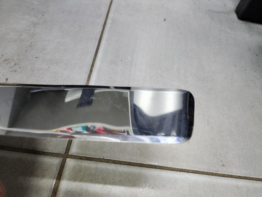 Кромка над номером (2015—2018, верхняя, широкая, нерж) для Hyundai Tucson TL 2016-2021 гг