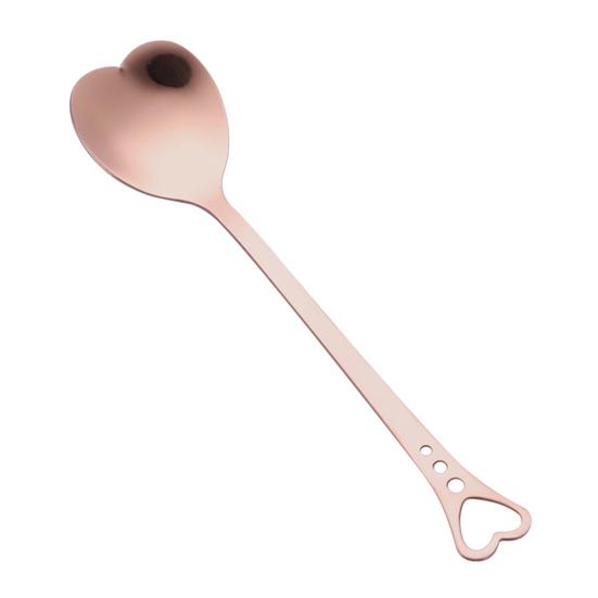 Eye-catching Eco-friendly Delicate Workmanship Portable Stainless Steel Coffee Tea Stirring Spoon Wedding Present Spoon
