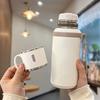 Tazza da Caffè in Acciaio Inossidabile da 600 ml Tazza Termica da Viaggio a Prova di Perdite Borraccia Termos Tazza da Tè Caffè Termos Stile Business da Ufficio
