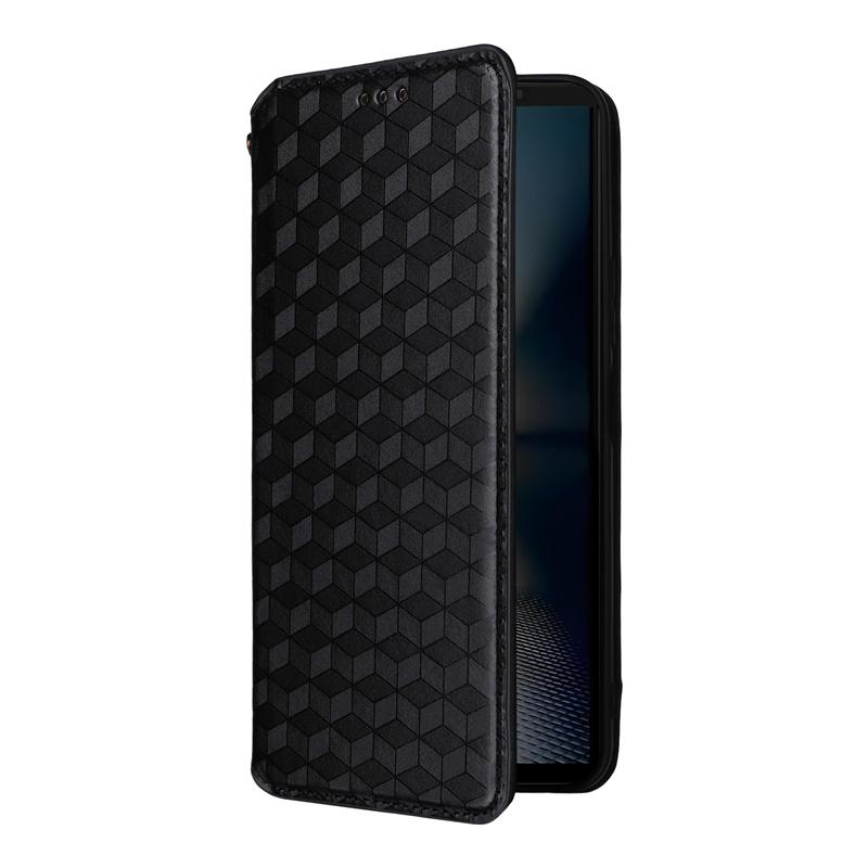 For ZTE Nubia Neo 5 5G stereoscopic lines flip wallet skin PU case purse For ZTE Nubia Neo 5 5G 3D Magnetic Phone Cover