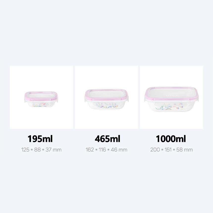 Corelle Monteverde San Jose Square Sealed Food Storage Container 2p (300ml) Dishwasher Oven Safe White
