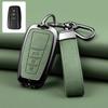 Zinc Alloy Leather Car Key Cover Housing Key Fob For Toyota Prius Camry Corolla C-Hr Chr Rav4 Land Cruiser Prado Key Fob