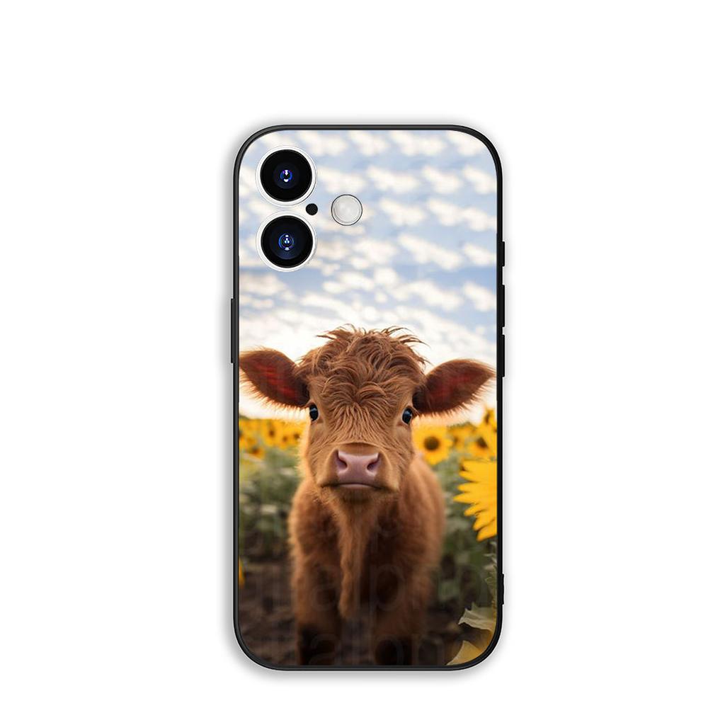 Funda Coque Cover for OPPO A80 A60 A40 A38 A79 A16 A17 A58 A78 A94 A95 A57 A15 A74 A53 A96 A98 Phone Case Cow Print Wallpaper