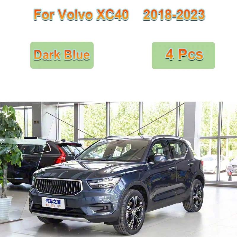 Painted For Volvo XC40  Accessories 2018- 4PCS Front Mudguards Splash Guards Rear MudFlaps Fender Flares Car Accessories