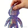 Confezione da 3 Giocattoli Morbidi in Silicone Glitterato da Spremere per Bambini: La texture a lento ritorno offre una sensazione soddisfacente, perfetta per alleviare lo stress