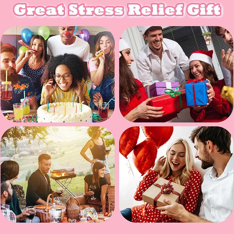 12 Key Flashing Light Fidget Roller Keyboard Ball Stress Reliever Finger Pressing Anti Stress Keycap Decompression Toy Gift