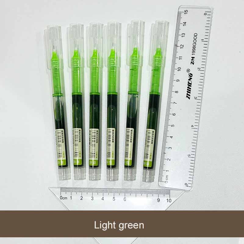 0.5mm Quick-Drying Large Capacity Smooth Rollerball Pens Gel Ink Pen Needle Point Fine Line Writing School & Office Supplies