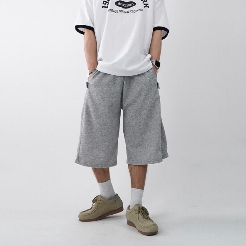 Onl Men Button Bermuda Pants 7 8 Big Size Shorts