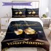 Michael Jackson 207 Customize Your Name Bedding Set Breathable Duvet Cover with Pillowcases Home Decoration Birthday Gift