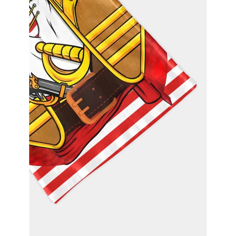 Pirate Captain T-shirt for a Boy Child Tee Shirt Children Children's Blouse 2024 Kids Spring Clothes Tops Baby Summer Clothes