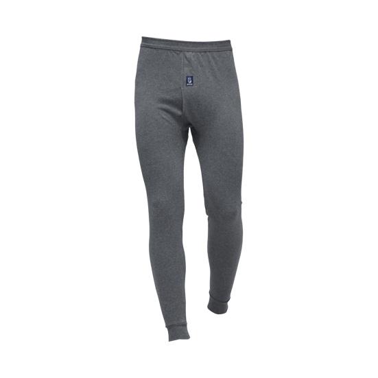 Men Pants Elastic Waist Thermal Insulation Long Johns Solid Color Travel Work School Bottoming