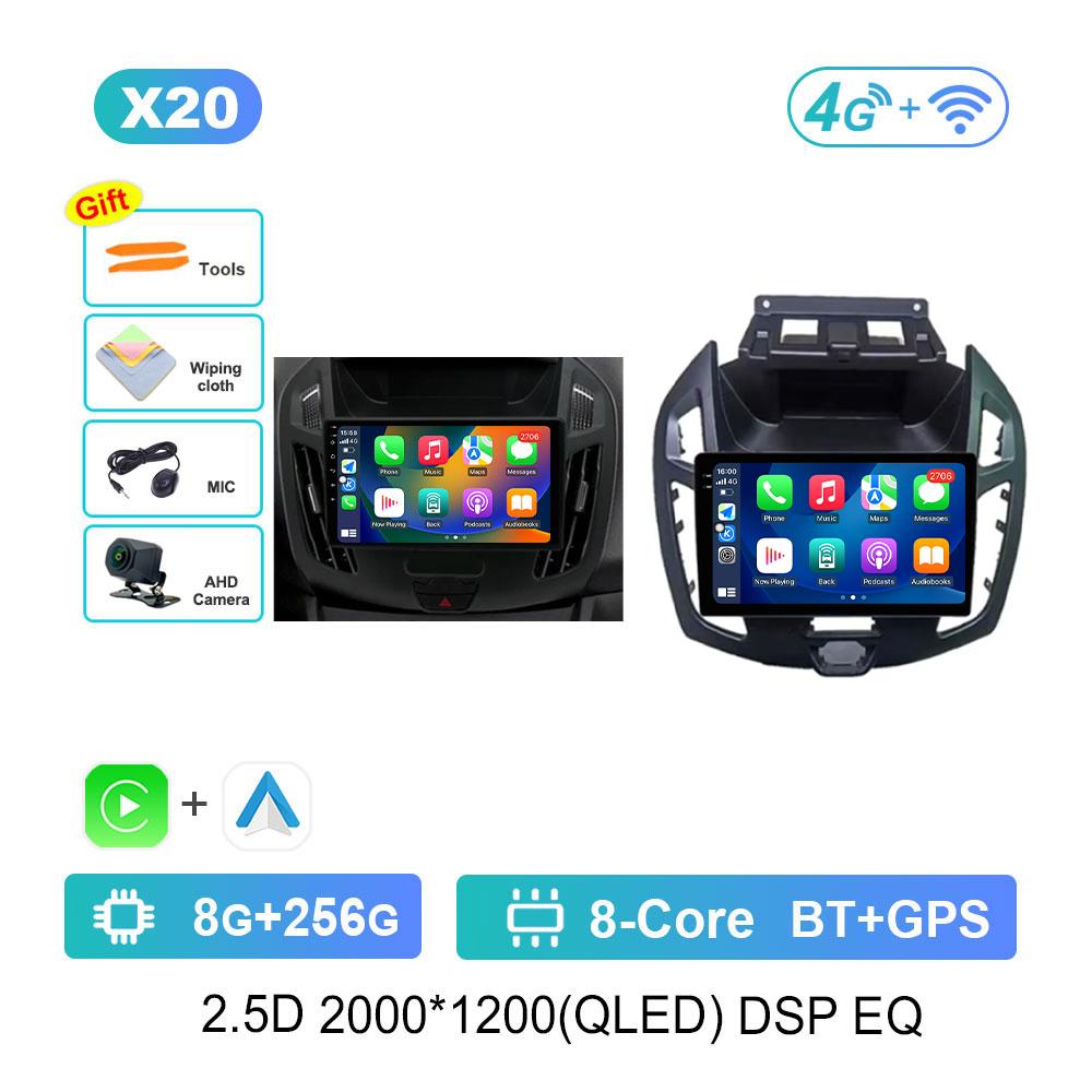 Car Radio Android 14 System For Ford Transit Connect Tourneo Connect 2014 - 2019 GPS Multimedia Player Navigation Stereo DSP BT