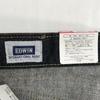NEW Tag Unused Japan EDWIN 402 Black Denim Pants W29 Men's M Inset 74cm Gray Bottoms(USED)