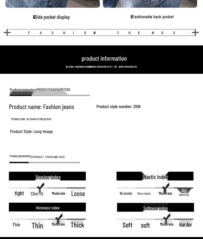 PLAYBOY Men's Ripped Slim-Fit Jeans