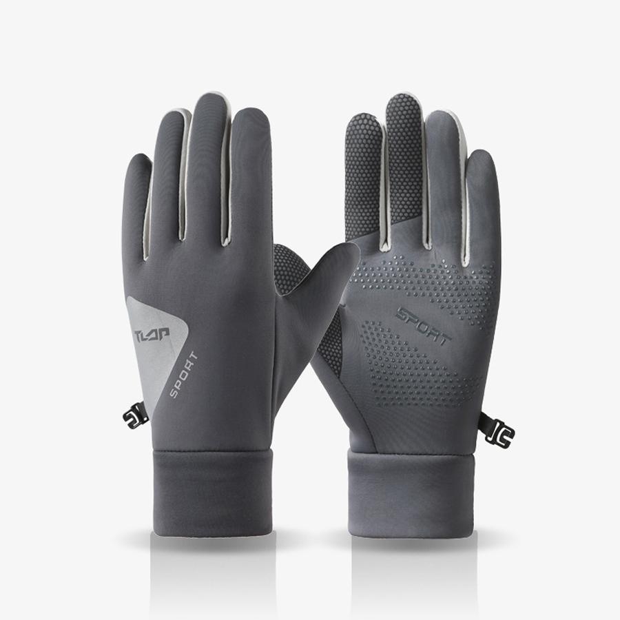 Women's Winter Velvet Warm Outdoor Running Anti Slip Touch Screen Windproof and Warm Mountaineering Rider Gloves for Men