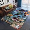 Name Custom Demon Slayer Carpet Rug for Living Room Bedroom Home Sofa Decoration,Kids play Non-slip Floor Mat